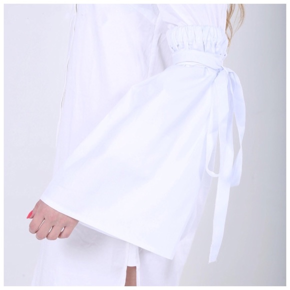 Black & White Tie Bell Stretch Sleeves - Picture 6 of 9